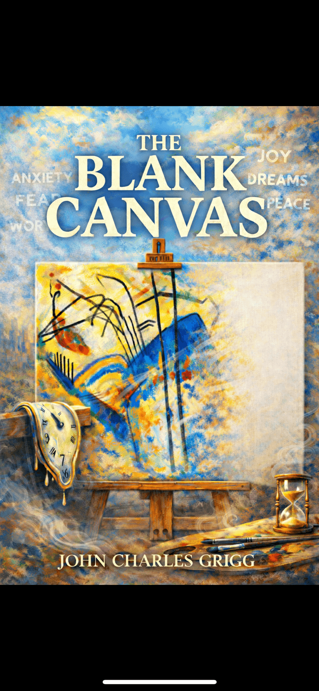 The Blank Canvas — upcoming book by John Charles Grigg