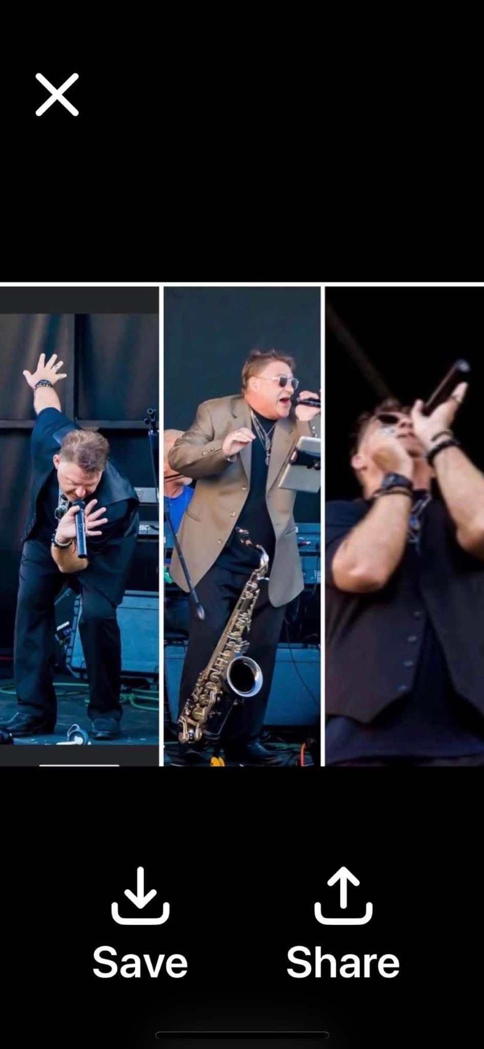 JC Grigg with Pieces of 8 live concert performance